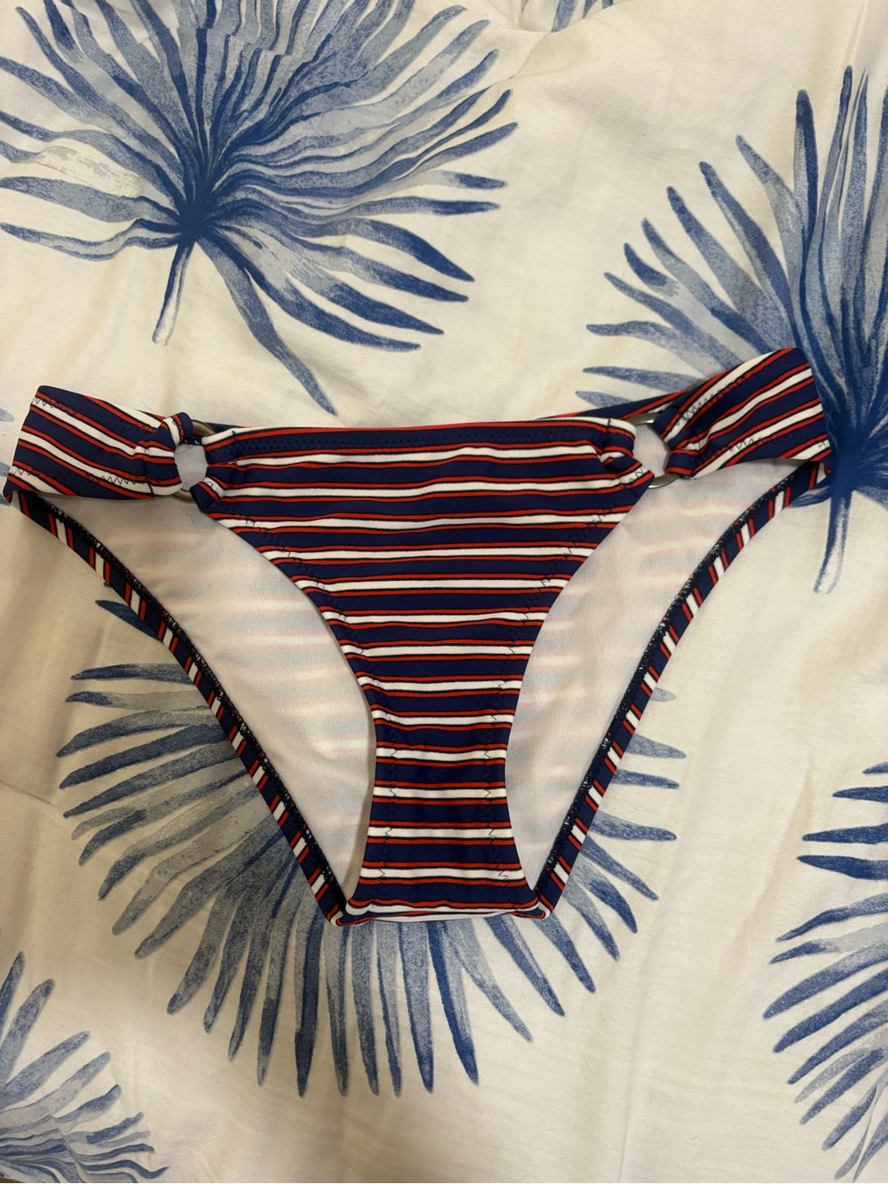 Red white and blue bikini bottoms